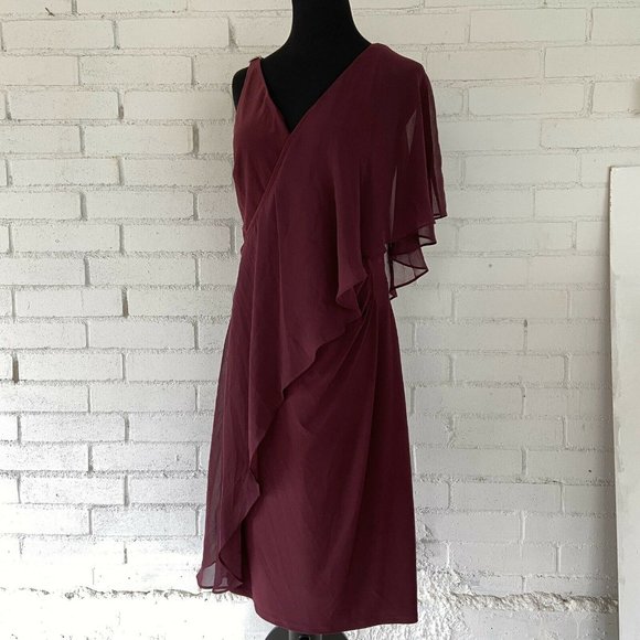 NWT Ralph Lauren Womens Dress Evening Ruffle X56 - Picture 3 of 9